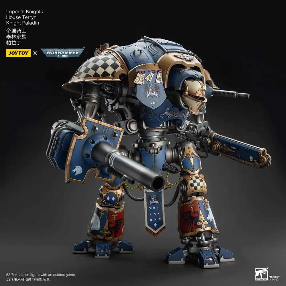 Warhammer 40k akcijska figura 1/18 Imperial Knights House Terryn Knight Paladin 54 cm fotografija izdelka