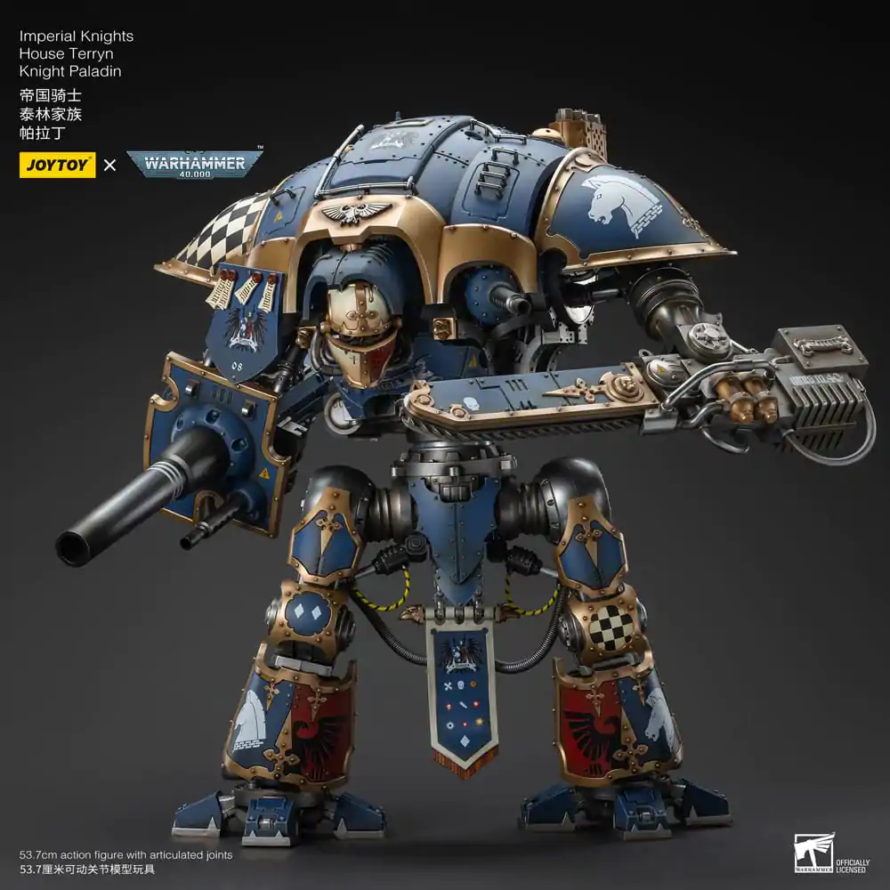 Warhammer 40k akcijska figura 1/18 Imperial Knights House Terryn Knight Paladin 54 cm fotografija izdelka