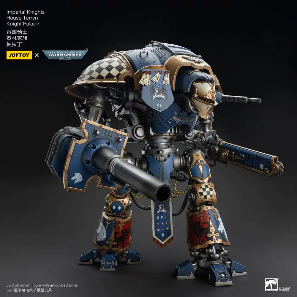 Warhammer 40k akcijska figura 1/18 Imperial Knights House Terryn Knight Paladin 54 cm fotografija izdelka