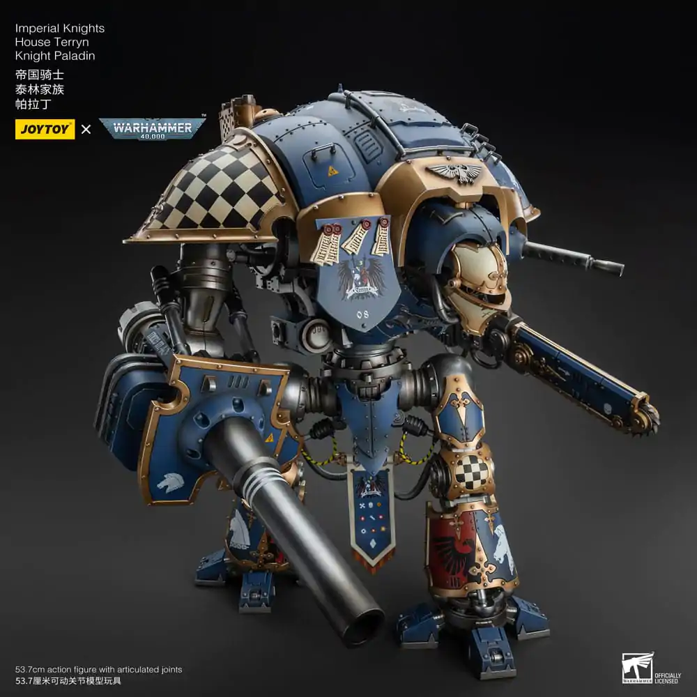 Warhammer 40k akcijska figura 1/18 Imperial Knights House Terryn Knight Paladin 54 cm fotografija izdelka