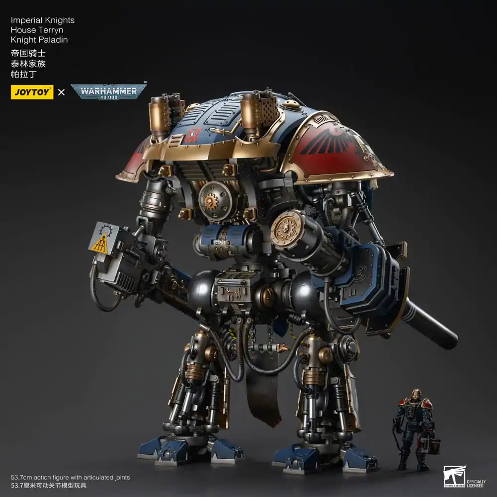 Warhammer 40k akcijska figura 1/18 Imperial Knights House Terryn Knight Paladin 54 cm fotografija izdelka