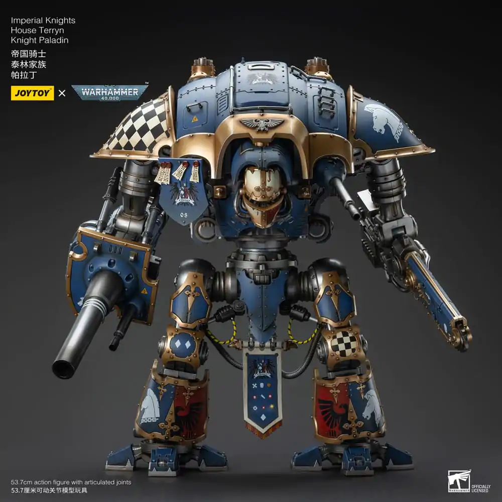 Warhammer 40k akcijska figura 1/18 Imperial Knights House Terryn Knight Paladin 54 cm fotografija izdelka