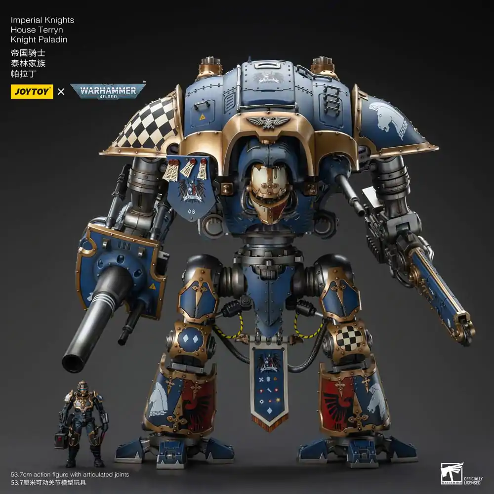 Warhammer 40k akcijska figura 1/18 Imperial Knights House Terryn Knight Paladin 54 cm fotografija izdelka