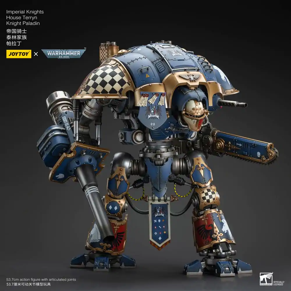 Warhammer 40k akcijska figura 1/18 Imperial Knights House Terryn Knight Paladin 54 cm fotografija izdelka