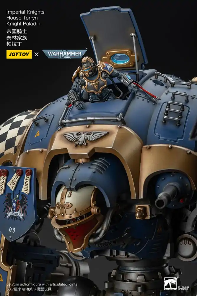 Warhammer 40k akcijska figura 1/18 Imperial Knights House Terryn Knight Paladin 54 cm fotografija izdelka