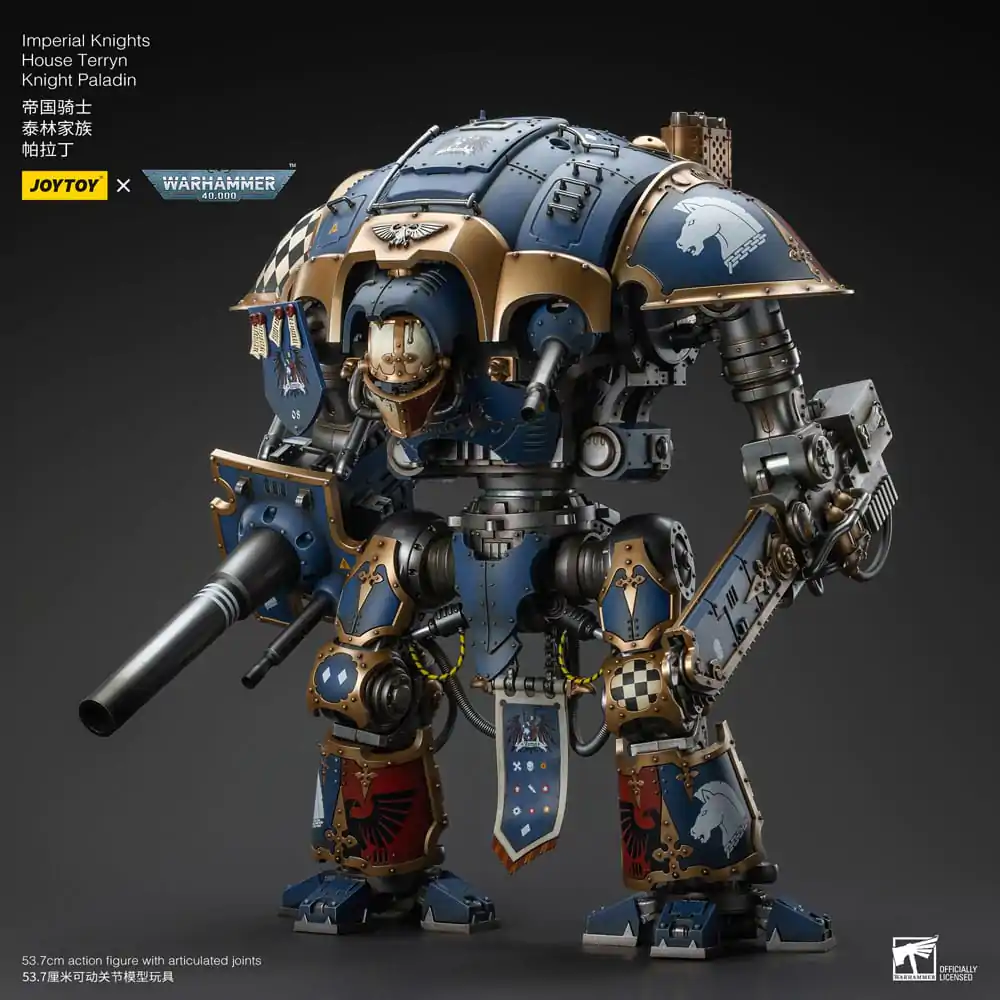 Warhammer 40k akcijska figura 1/18 Imperial Knights House Terryn Knight Paladin 54 cm fotografija izdelka