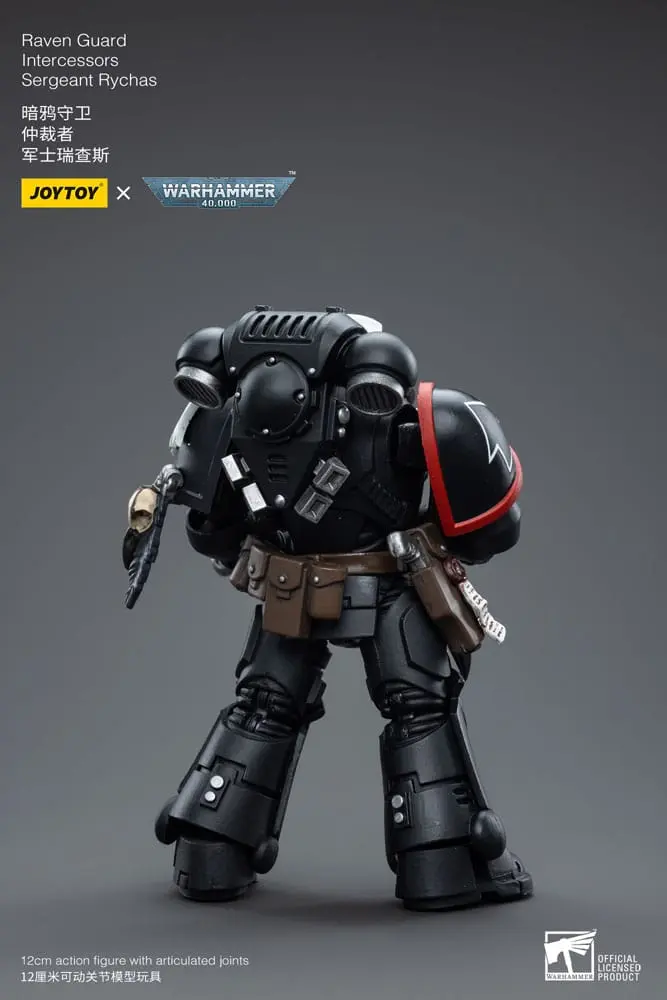 Warhammer 40k Akcijska figura 1/18 Raven Guard Intercessors Sergeant Rychas 12 cm fotografija izdelka