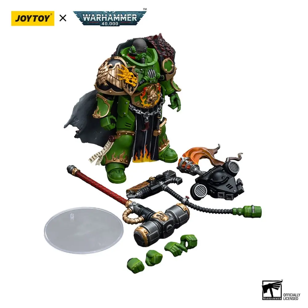 Warhammer 40k akcijska figura 1/18 Salamanders kapitan Adrax Agatone 12 cm fotografija izdelka