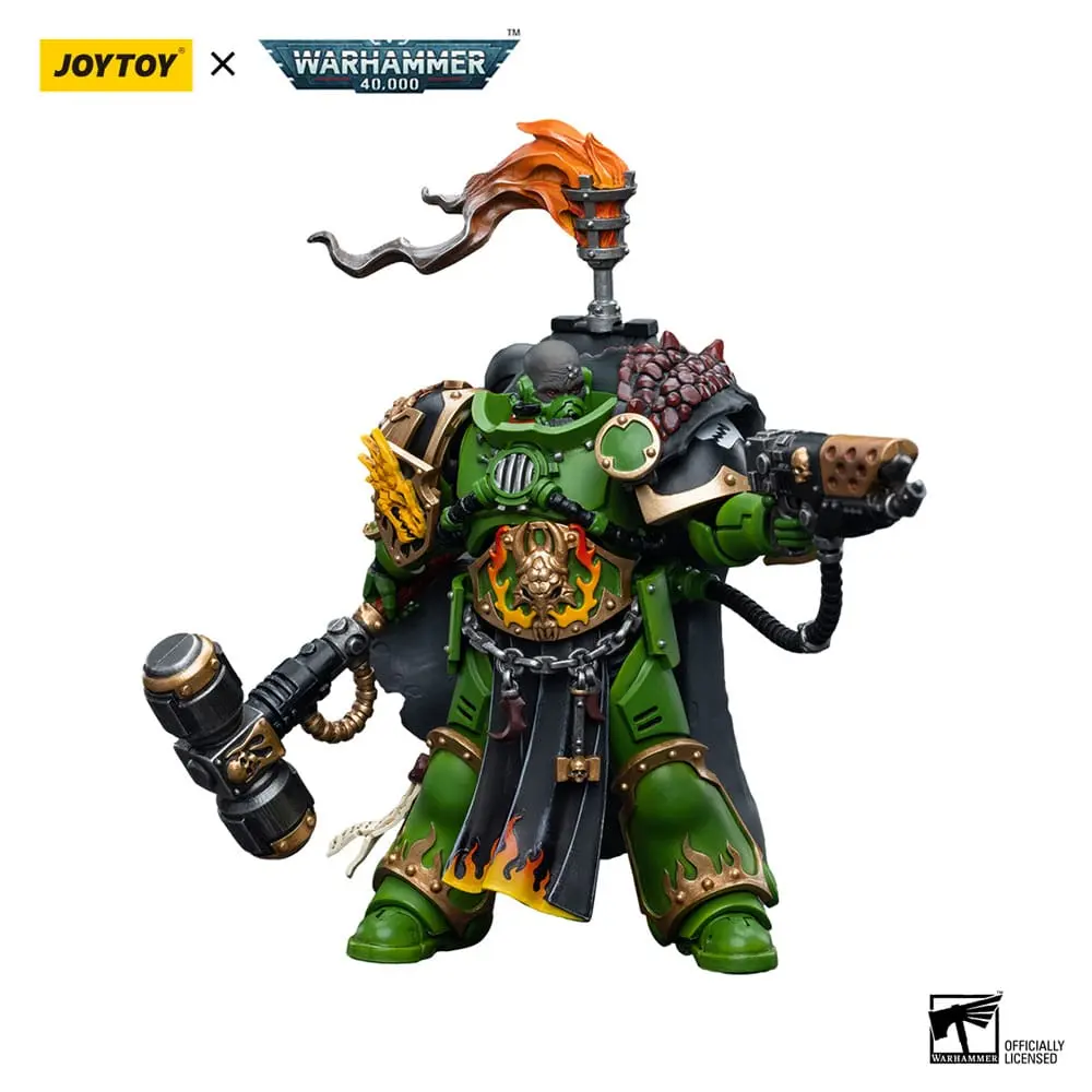Warhammer 40k akcijska figura 1/18 Salamanders kapitan Adrax Agatone 12 cm fotografija izdelka
