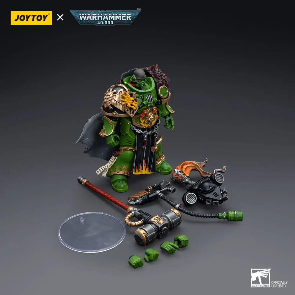 Warhammer 40k akcijska figura 1/18 Salamanders kapitan Adrax Agatone 12 cm fotografija izdelka