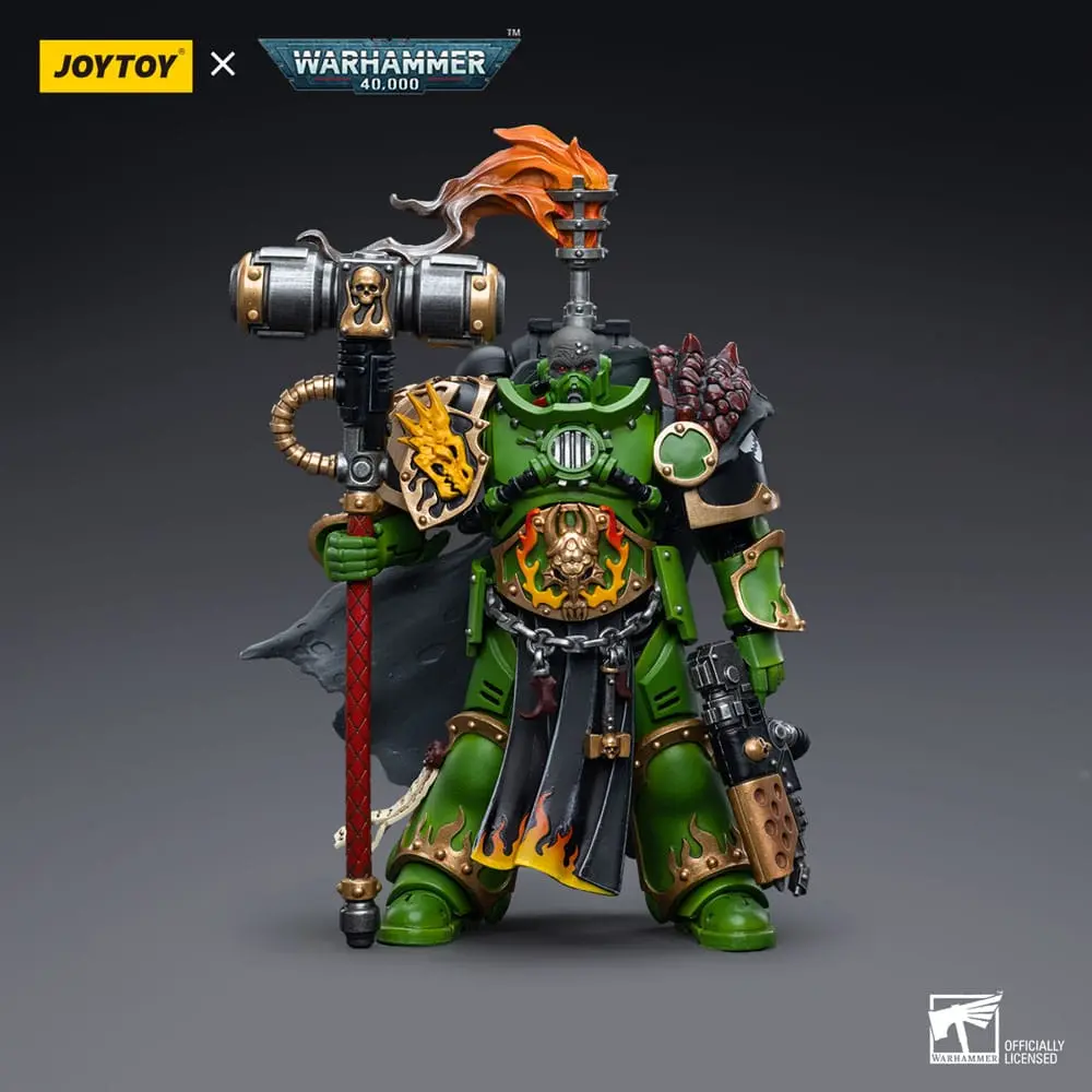 Warhammer 40k akcijska figura 1/18 Salamanders kapitan Adrax Agatone 12 cm fotografija izdelka
