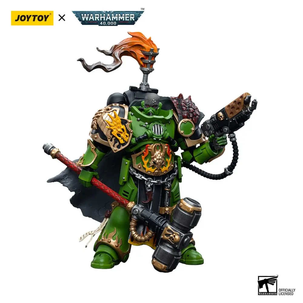 Warhammer 40k akcijska figura 1/18 Salamanders kapitan Adrax Agatone 12 cm fotografija izdelka