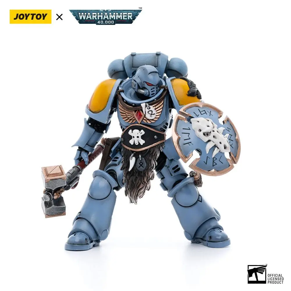 Warhammer 40k Akcijska figura 1/18 Space Wolves Claw Pack Sigyrr Stoneshield 12 cm fotografija izdelka