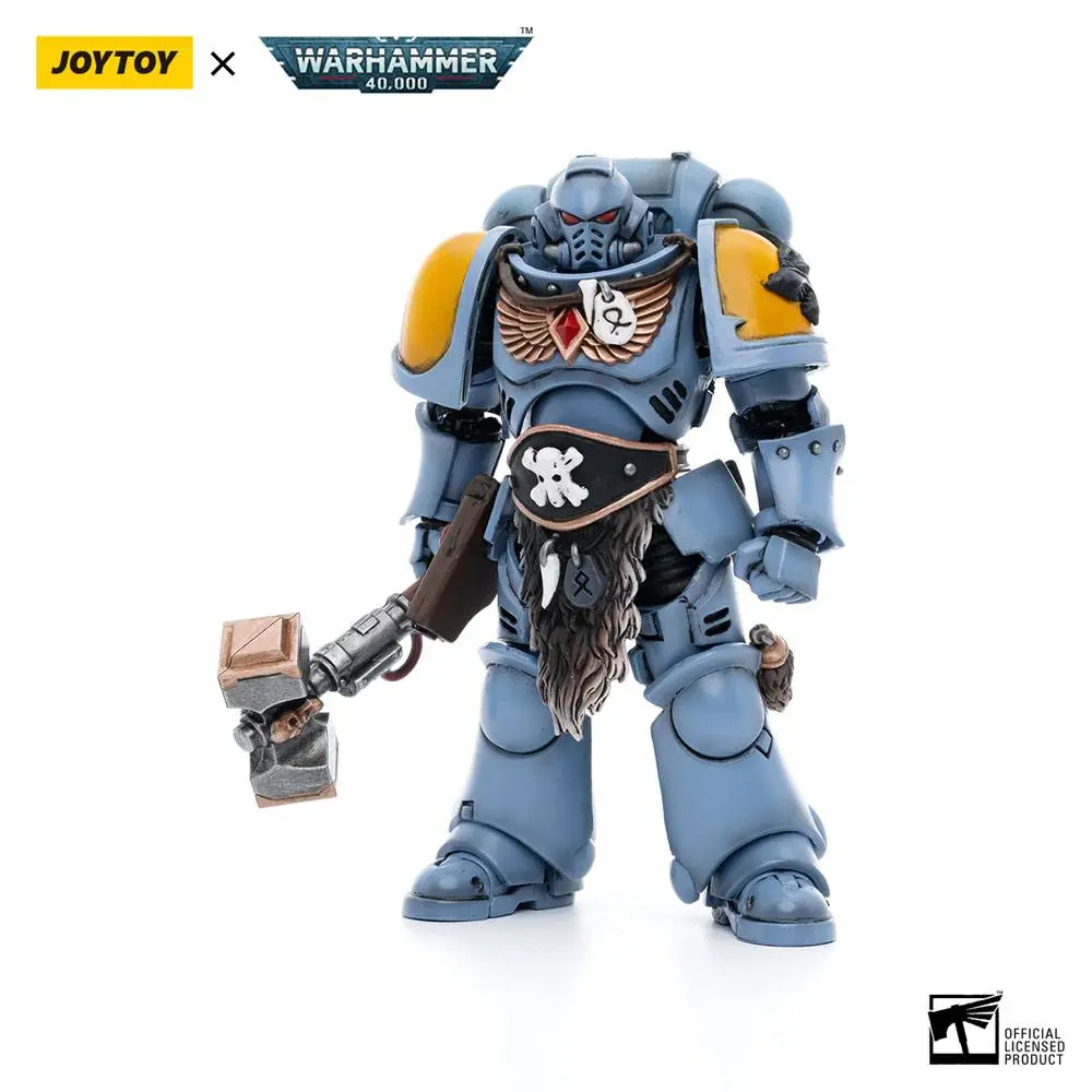 Warhammer 40k Akcijska figura 1/18 Space Wolves Claw Pack Sigyrr Stoneshield 12 cm fotografija izdelka