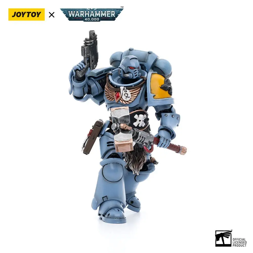 Warhammer 40k Akcijska figura 1/18 Space Wolves Claw Pack Sigyrr Stoneshield 12 cm fotografija izdelka