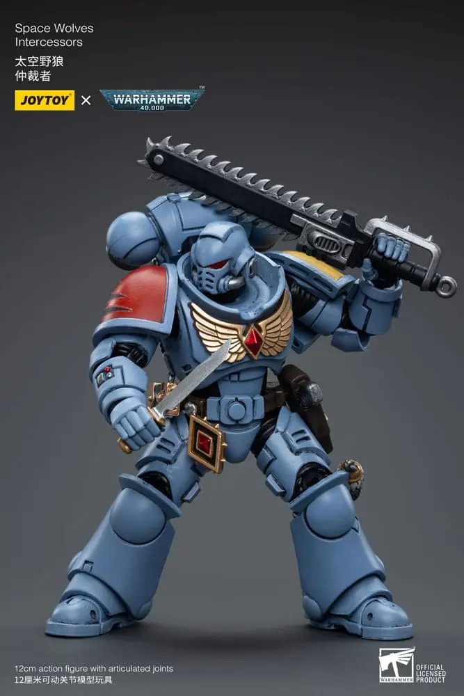 Warhammer 40k akcijska figura 1/18 Space Wolves Intercessors 12 cm fotografija izdelka