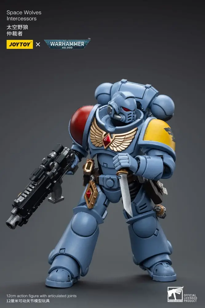 Warhammer 40k akcijska figura 1/18 Space Wolves Intercessors 12 cm fotografija izdelka