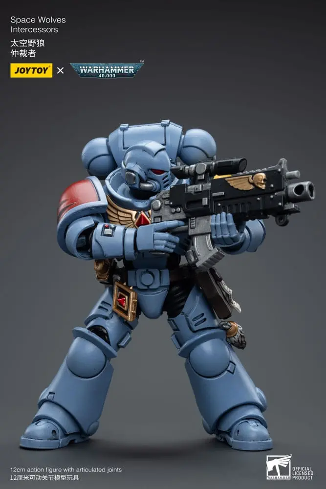 Warhammer 40k akcijska figura 1/18 Space Wolves Intercessors 12 cm fotografija izdelka
