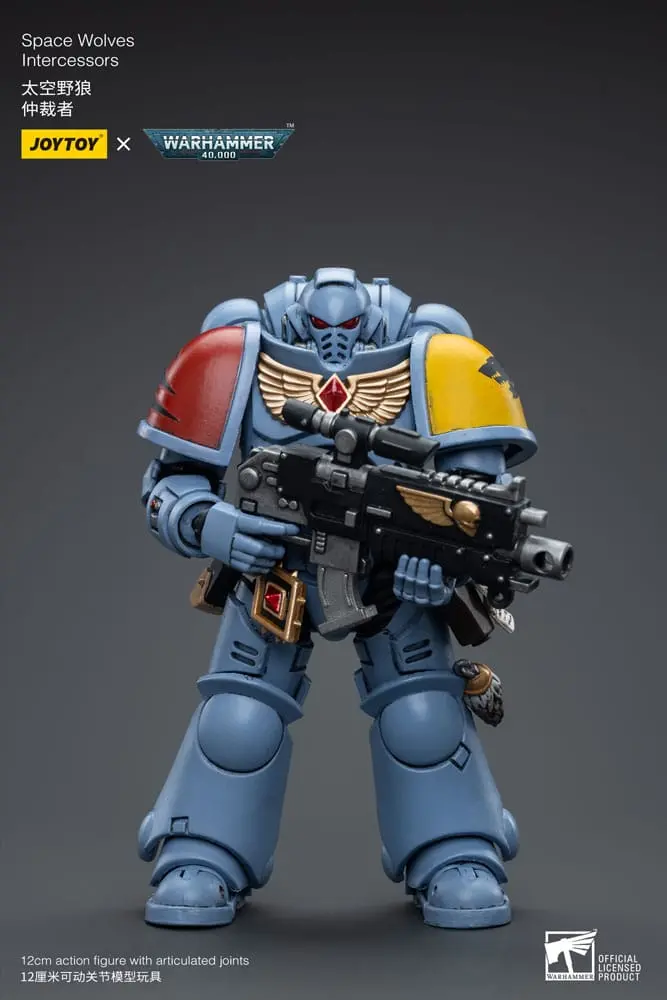 Warhammer 40k akcijska figura 1/18 Space Wolves Intercessors 12 cm fotografija izdelka