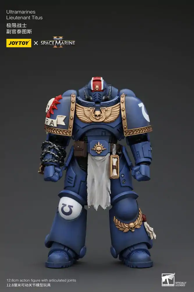 Warhammer 40k Akcijska figura 1/18 Ultramarines Lieutenant Titus 13 cm fotografija izdelka