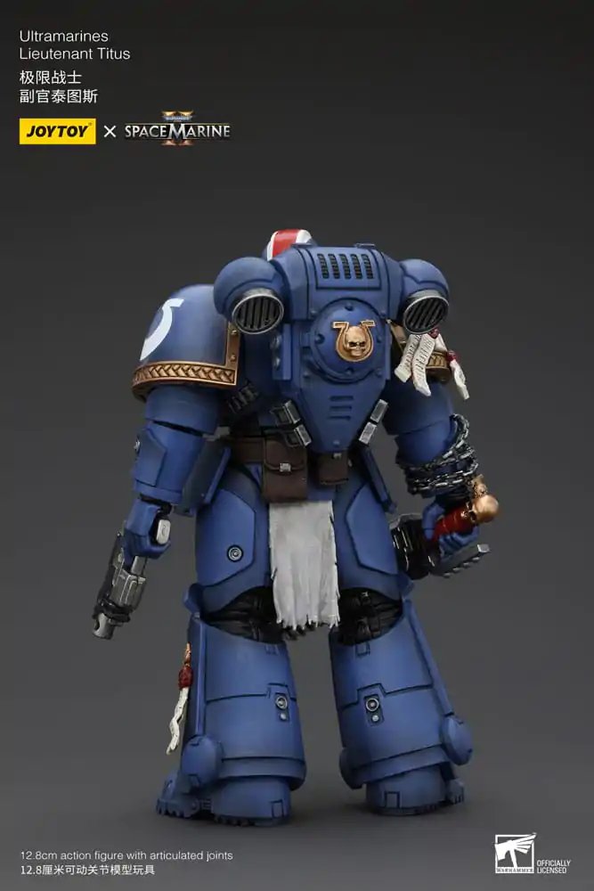 Warhammer 40k Akcijska figura 1/18 Ultramarines Lieutenant Titus 13 cm fotografija izdelka