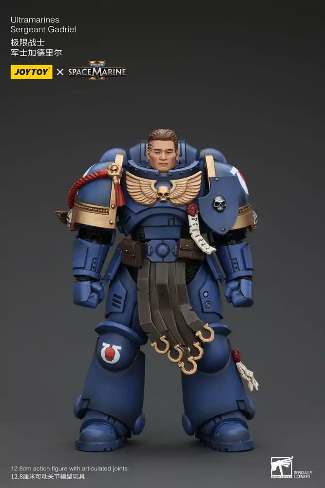 Akcijska figura Warhammer 40k 1/18 Ultramarines Sergeant Gadriel 13 cm fotografija izdelka