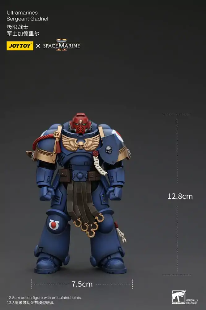 Akcijska figura Warhammer 40k 1/18 Ultramarines Sergeant Gadriel 13 cm fotografija izdelka