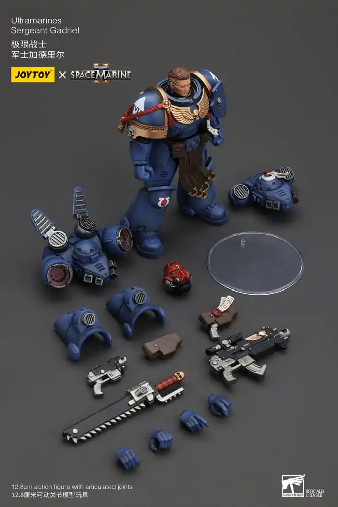 Akcijska figura Warhammer 40k 1/18 Ultramarines Sergeant Gadriel 13 cm fotografija izdelka