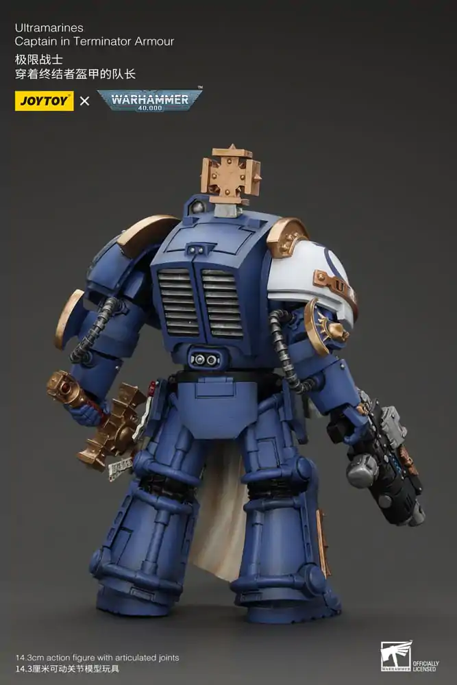 Warhammer 40k Akcijska figura 1/18 Ultramarines Captain In Terminator Armour 14 cm fotografija izdelka