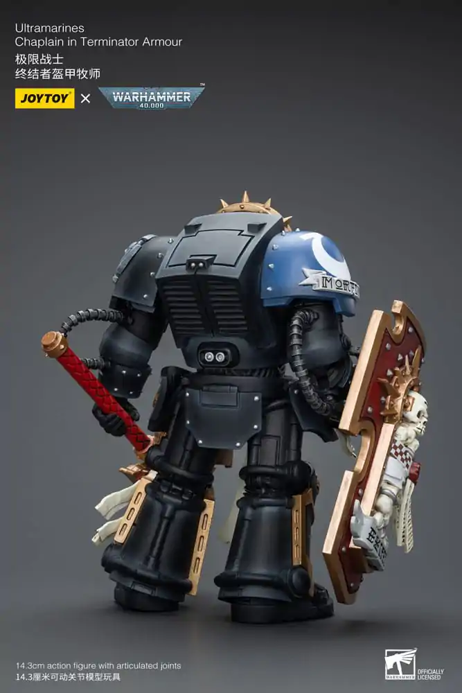 Warhammer 40k Akcijska Figura 1/18 Ultramarines Chaplain in Terminator Oklep 12 cm fotografija izdelka