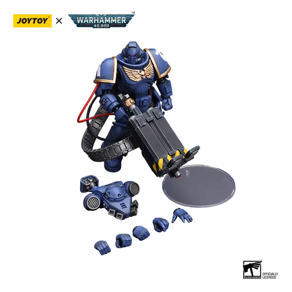 Akcijska figura Warhammer 40k 1/18 Ultramarines Desolation Marine z Castellan Launcher (Superkrak) 12 cm fotografija izdelka