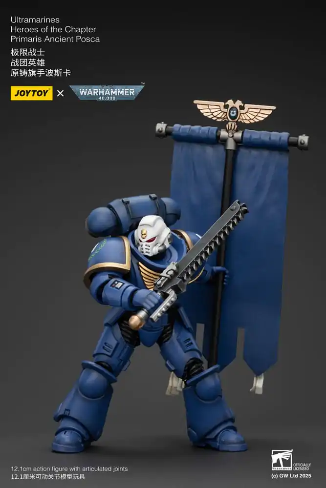 Warhammer 40k Akcijska Figura 1/18 Ultramarines Heroes of the Chapter Primaris Ancient Posca 20 cm fotografija izdelka