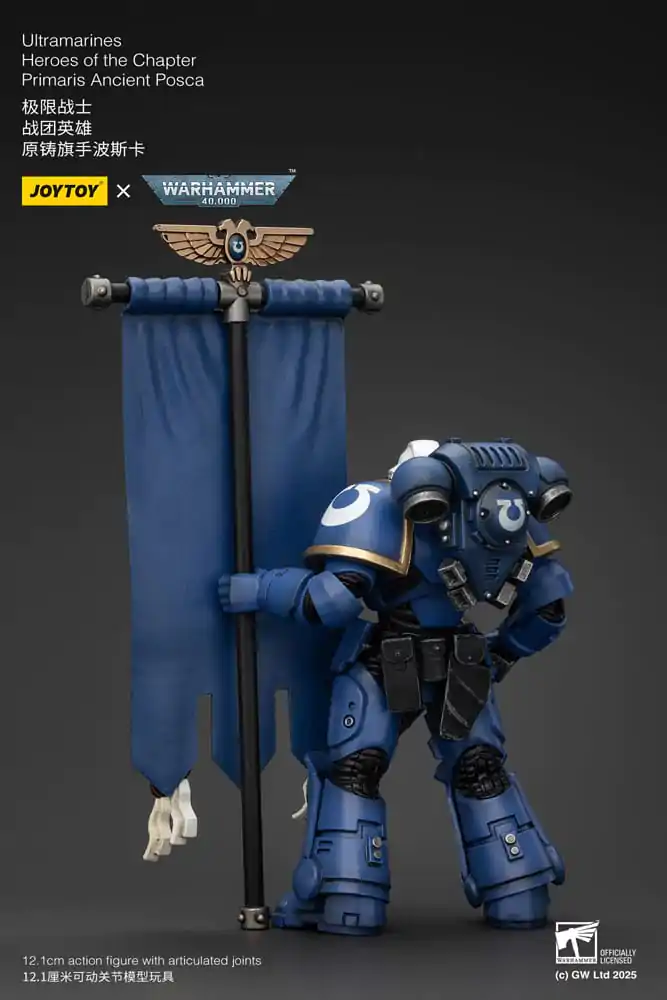 Warhammer 40k Akcijska Figura 1/18 Ultramarines Heroes of the Chapter Primaris Ancient Posca 20 cm fotografija izdelka