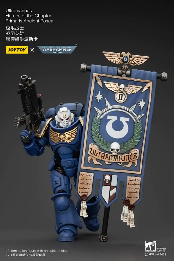 Warhammer 40k Akcijska Figura 1/18 Ultramarines Heroes of the Chapter Primaris Ancient Posca 20 cm fotografija izdelka