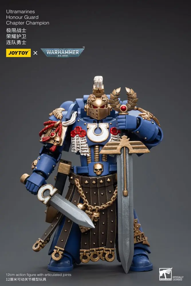 Warhammer 40k Akcijska Figura 1/18 Ultramarines Honour Guard Chapter Champion 12 cm fotografija izdelka