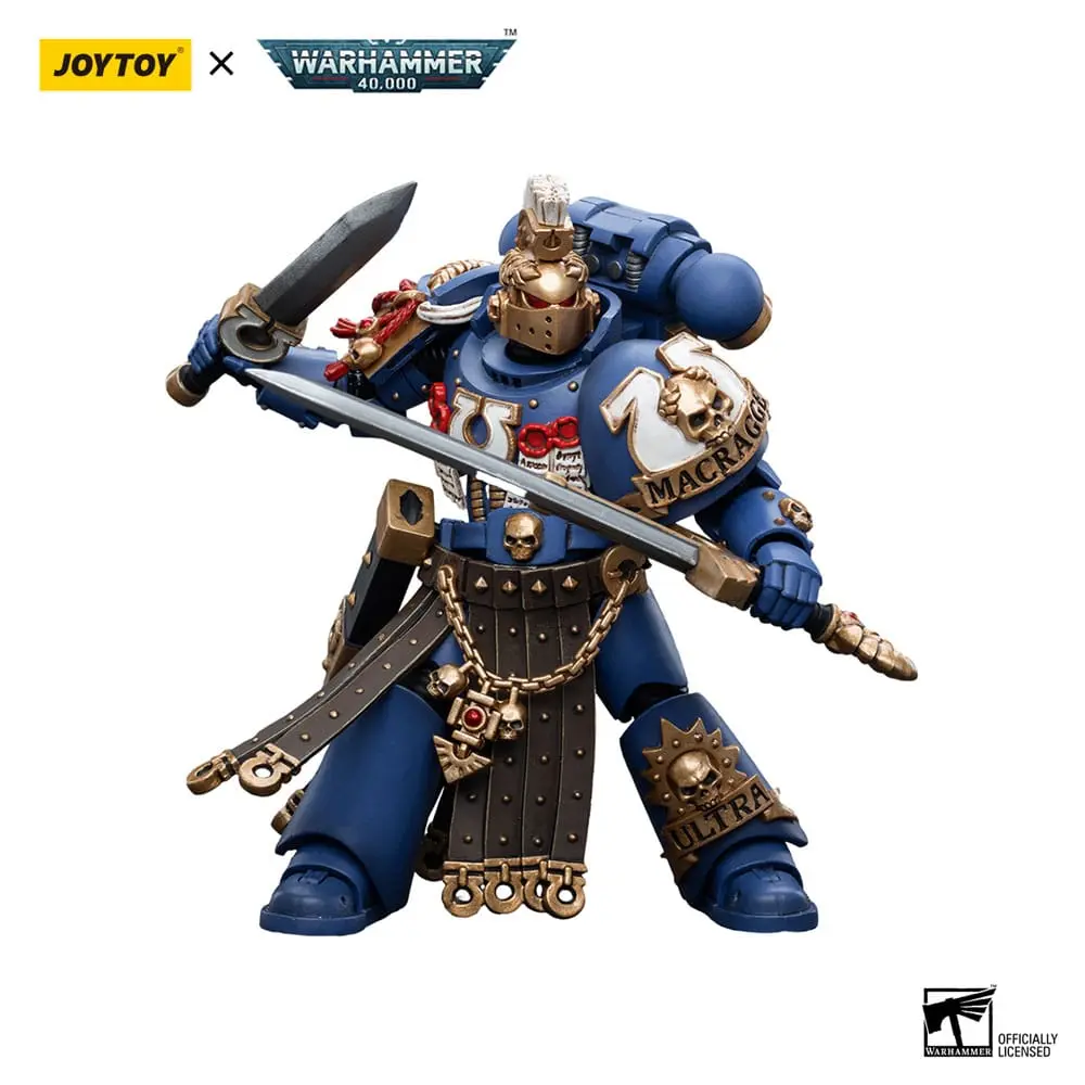 Warhammer 40k Akcijska Figura 1/18 Ultramarines Honour Guard Chapter Champion 12 cm fotografija izdelka