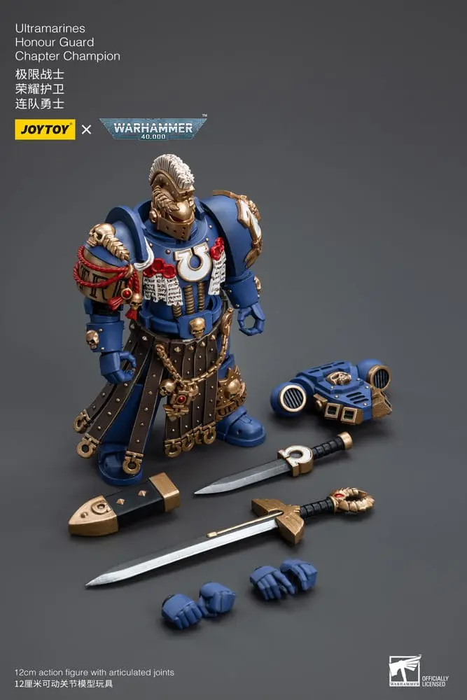 Warhammer 40k Akcijska Figura 1/18 Ultramarines Honour Guard Chapter Champion 12 cm fotografija izdelka