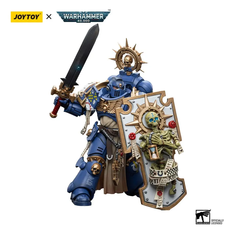 Warhammer 40k Akcijska figura 1/18 Ultramarines Primaris Captain z Reliktnim ščitom in Močnostnim mečem 12 cm fotografija izdelka