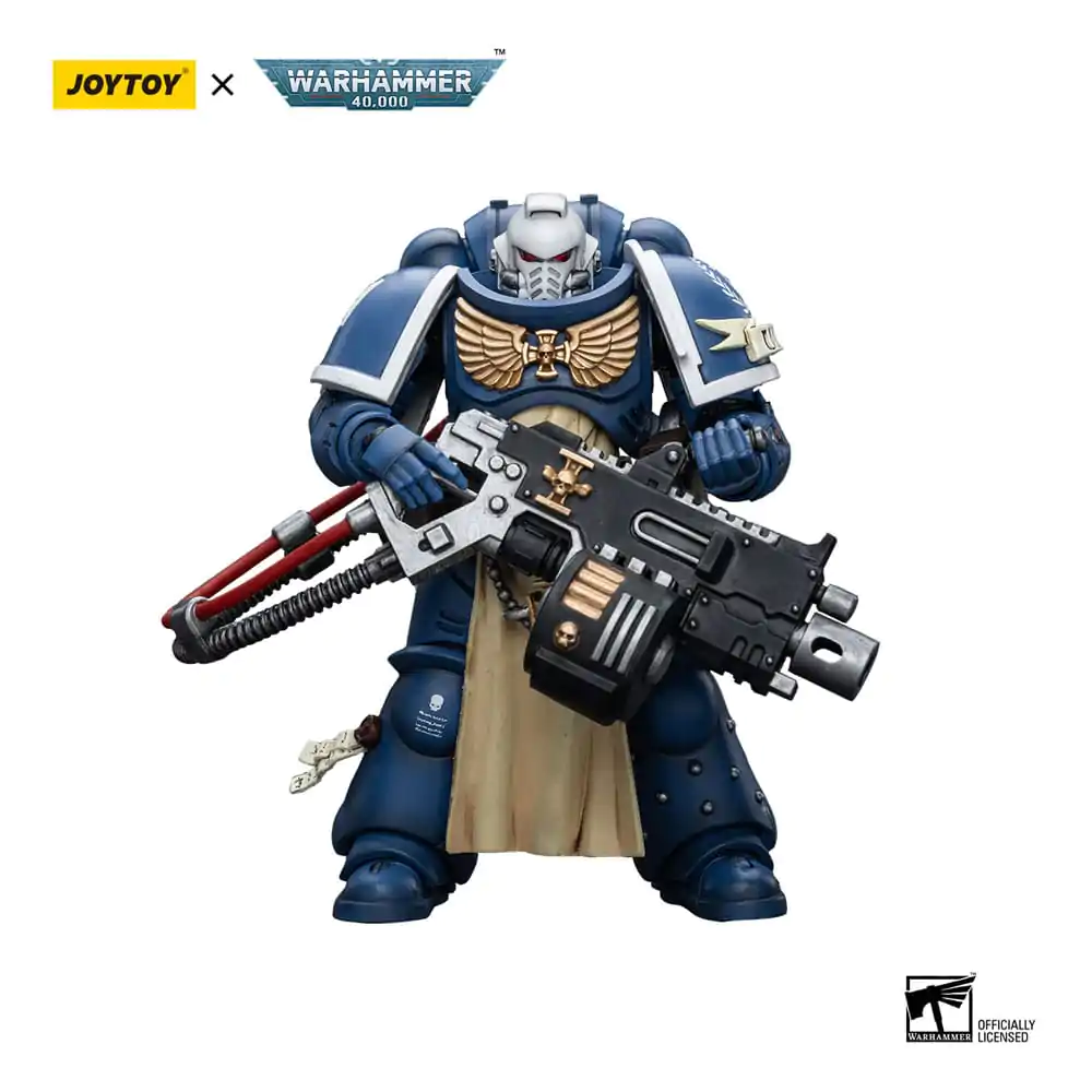 Warhammer 40k Akcijska figura 1/18 Ultramarines Sternguard Veteran s težkim bolterjem 12 cm fotografija izdelka
