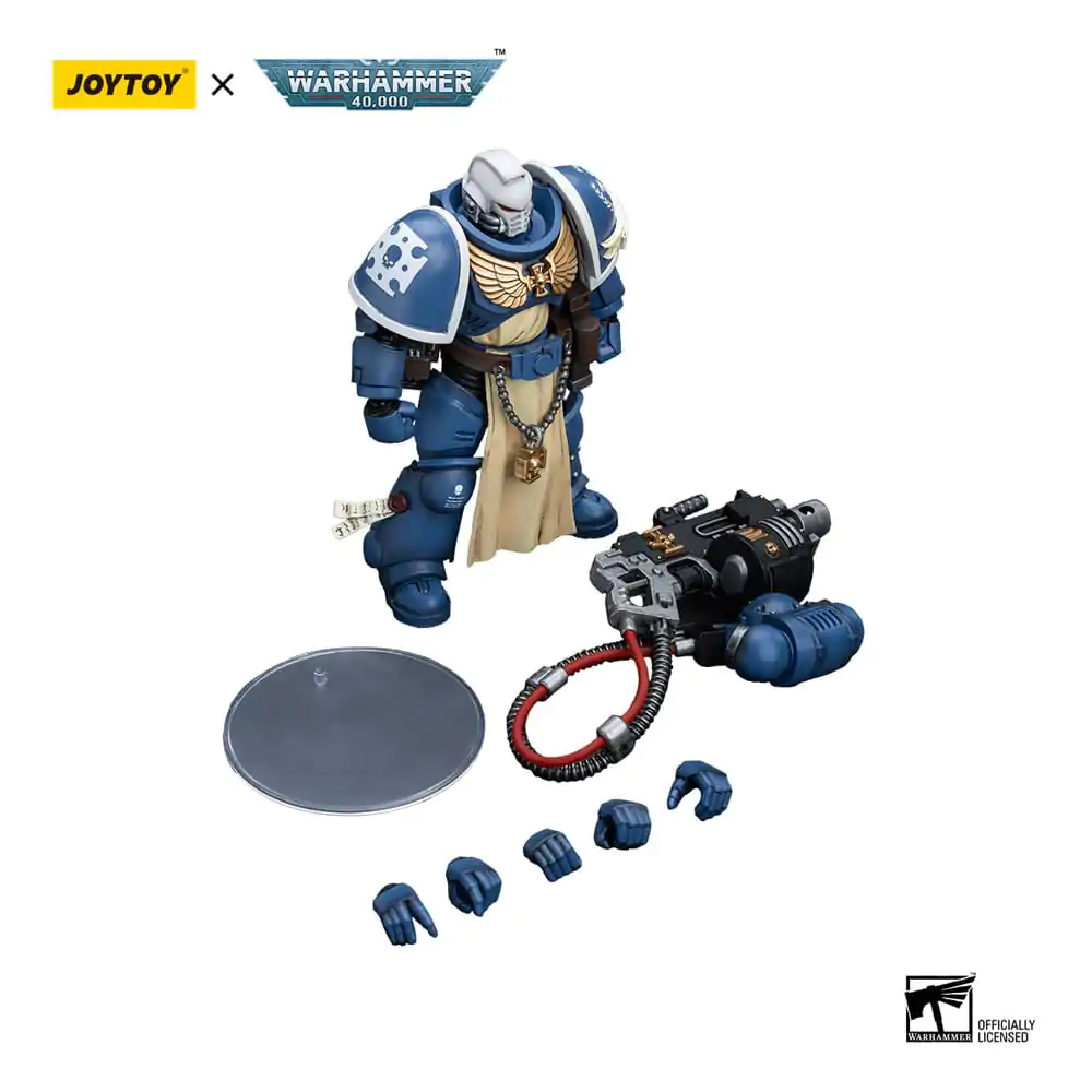 Warhammer 40k Akcijska figura 1/18 Ultramarines Sternguard Veteran s težkim bolterjem 12 cm fotografija izdelka