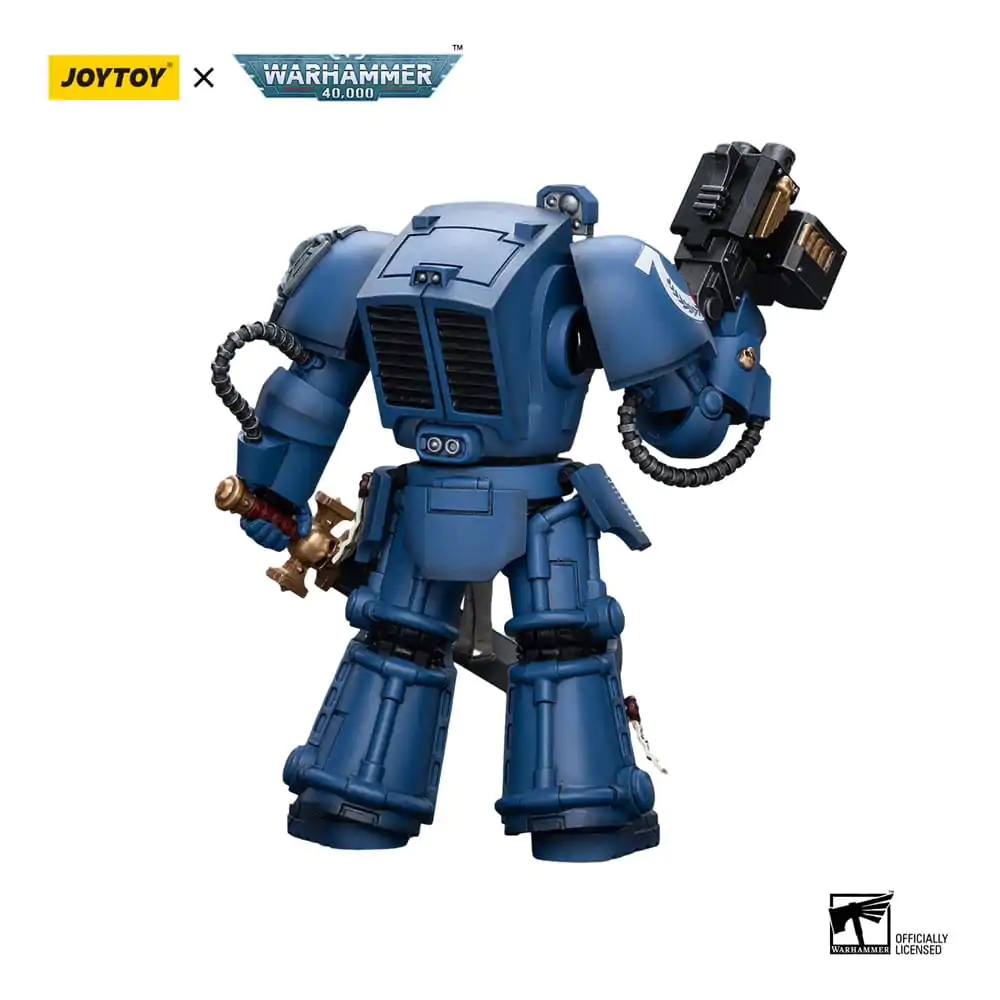 Warhammer 40k akcijska figura 1/18 Ultramarines Terminator Squad Sergeant z Power Sword in Teleport Homer 12 cm fotografija izdelka