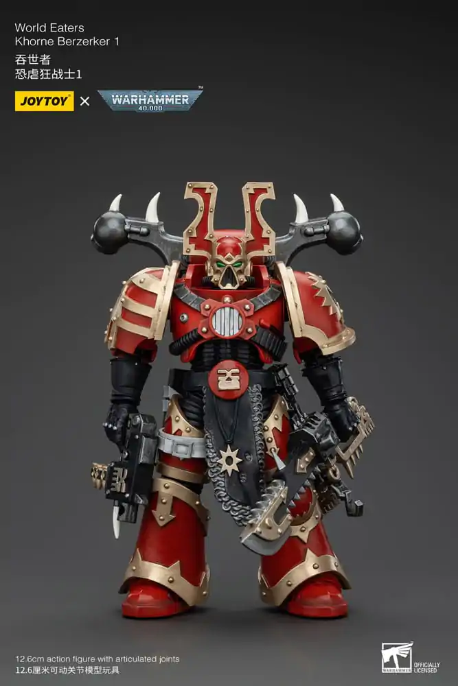 Warhammer 40k akcijska figura 1/18 World Eaters Khorne Berzerker 1 13 cm fotografija izdelka