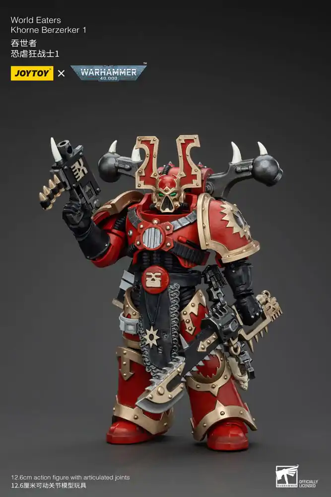 Warhammer 40k akcijska figura 1/18 World Eaters Khorne Berzerker 1 13 cm fotografija izdelka