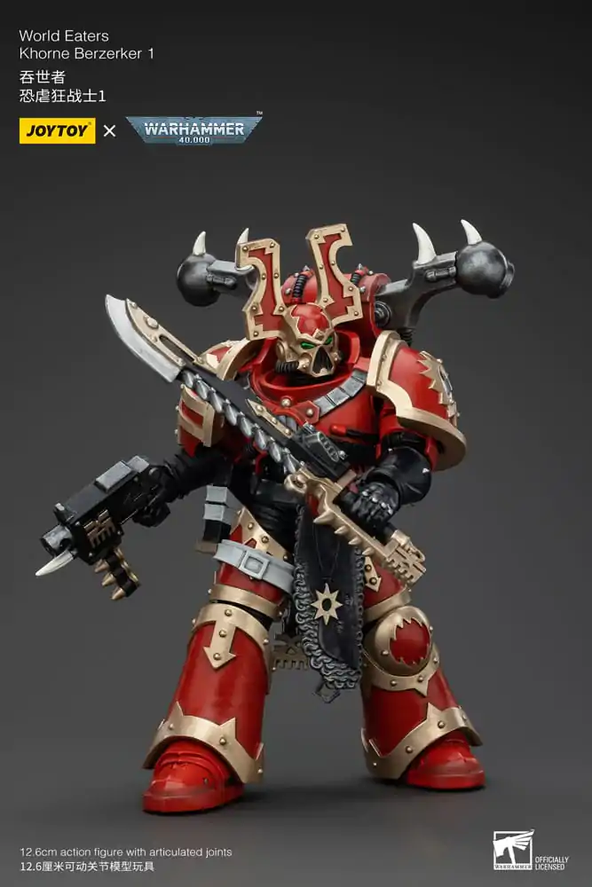 Warhammer 40k akcijska figura 1/18 World Eaters Khorne Berzerker 1 13 cm fotografija izdelka