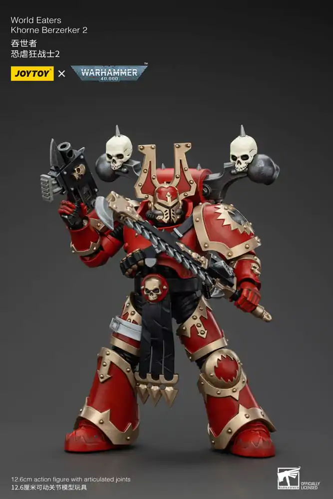 Akcijska figura Warhammer 40k 1/18 World Eaters Khorne Berzerker 2 13 cm fotografija izdelka