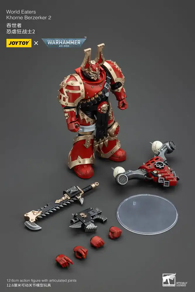 Akcijska figura Warhammer 40k 1/18 World Eaters Khorne Berzerker 2 13 cm fotografija izdelka