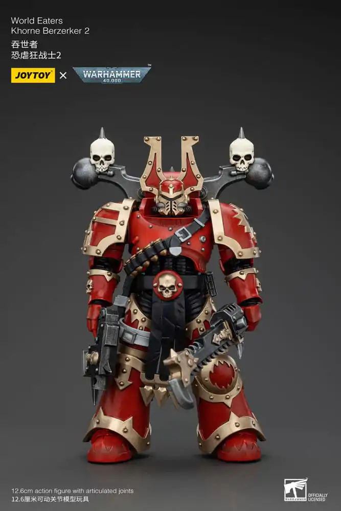 Akcijska figura Warhammer 40k 1/18 World Eaters Khorne Berzerker 2 13 cm fotografija izdelka