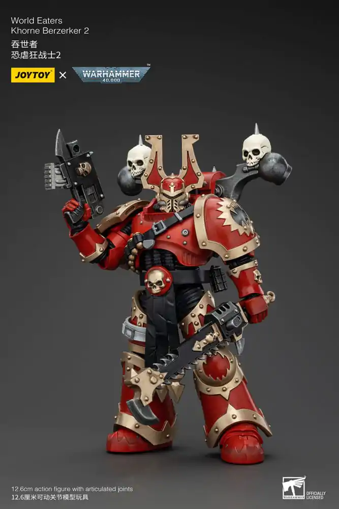 Akcijska figura Warhammer 40k 1/18 World Eaters Khorne Berzerker 2 13 cm fotografija izdelka