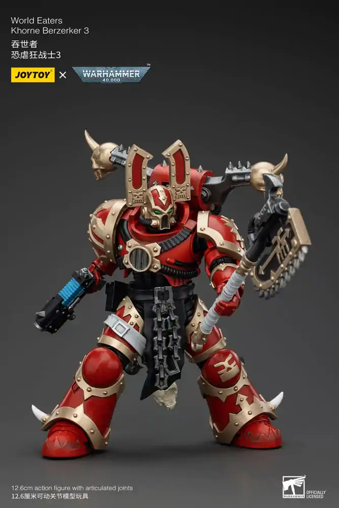 Akcijska figura Warhammer 40k 1/18 World Eaters Khorne Berzerker 3 13 cm fotografija izdelka