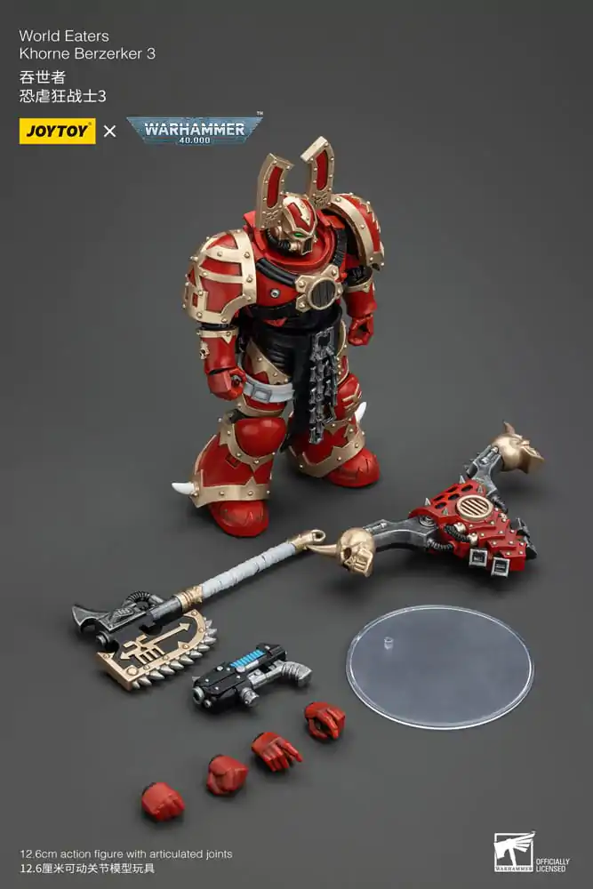 Akcijska figura Warhammer 40k 1/18 World Eaters Khorne Berzerker 3 13 cm fotografija izdelka